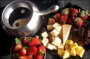 Dip into the Chocolate Fondue